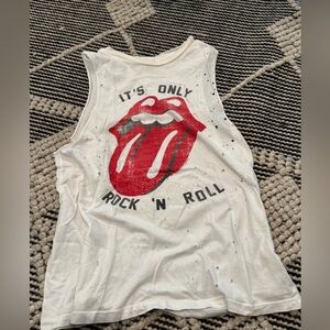 DAYDREAMER rock n roll distressed muscle tee tank top size small